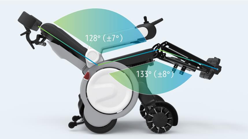 Invalidný vozík s nulovou gravitáciou